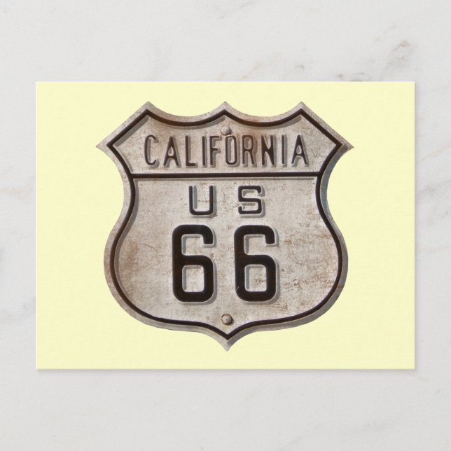 Postal Rótulo histórico de carreteras (Anverso)