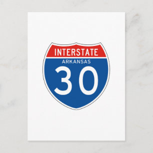 Postal Rótulo Interestatal 30 - Arkansas