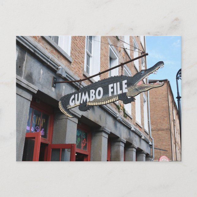 Postal Rótulo Louisana Shop (Anverso)