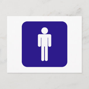 Postal Rótulo masculino