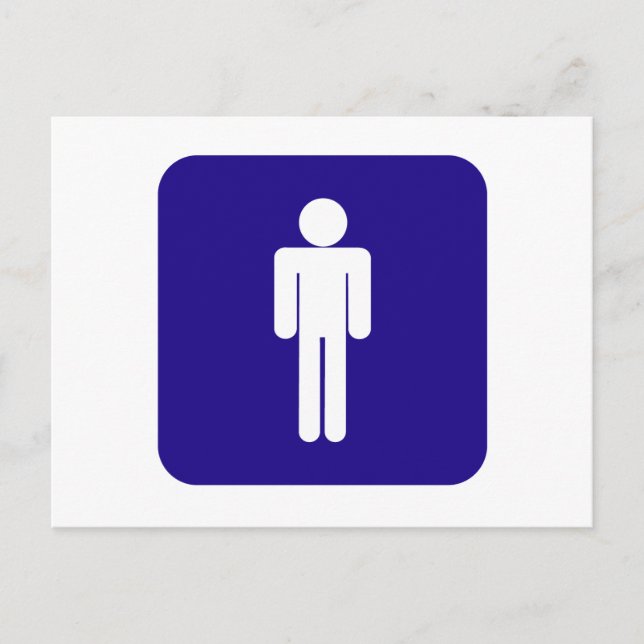 Postal Rótulo masculino (Anverso)