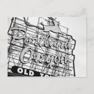 Postal Rótulo Portland Stag
