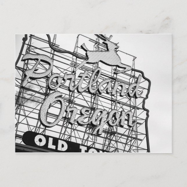 Postal Rótulo Portland Stag (Anverso)