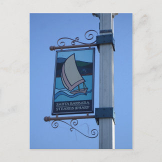 Postal Rótulo - Stearns Wharf, Santa Barbara, CA