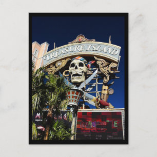 Postal Rótulo Treasure Island