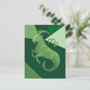 Postal Rótulo Zodiac de Capricornio