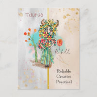 Rótulo zodiaco Taurus Chica sinónimo