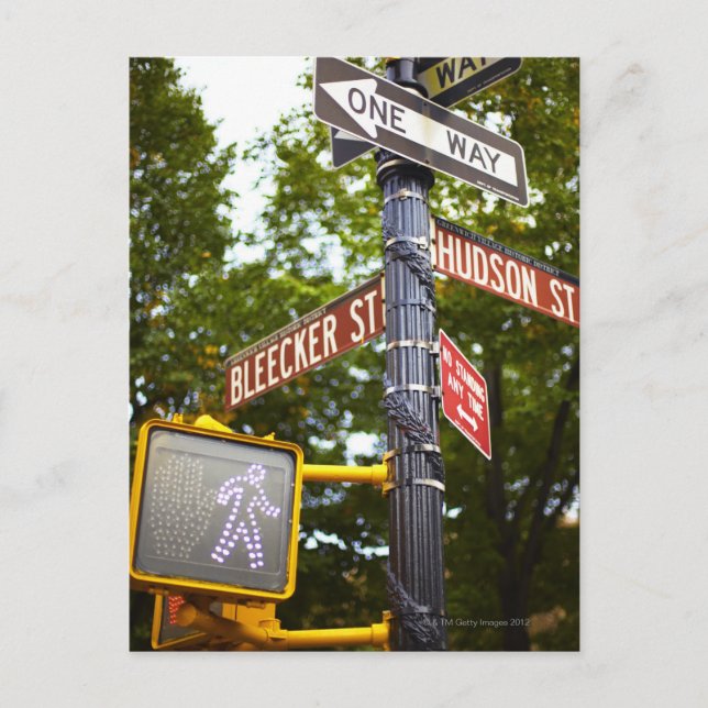 Postal Rótulos callejeros 2 (Anverso)