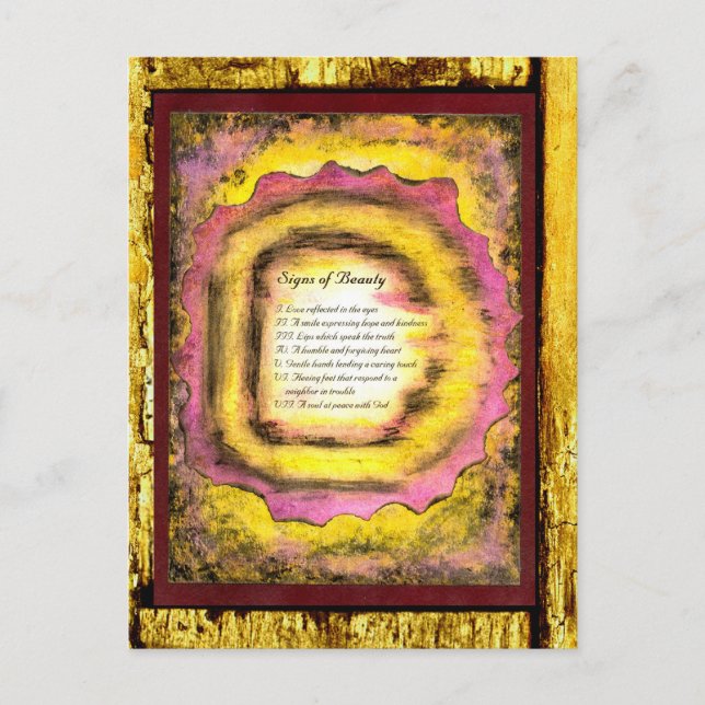 Postal Rótulos de belleza (Anverso)