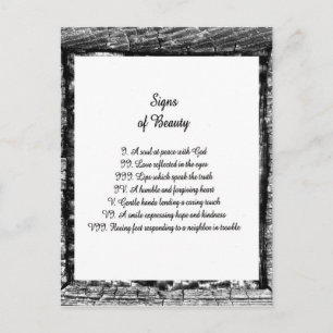 Postal Rótulos de belleza