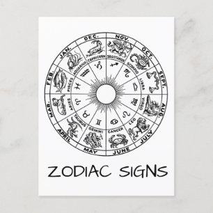 Postal Rótulos zodiacos