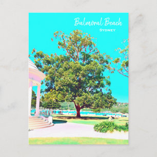Postal Rotunda blanca de Sydney Balmoral Beach