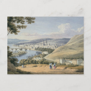 Postal Rouen de Mont Sainte-Catherine (con papel)