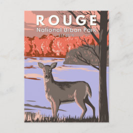Postal Rouge National Urban Park Canada Travel Vintage