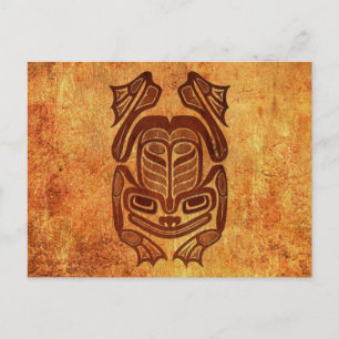 Postal Rough Native Haida Art Frog