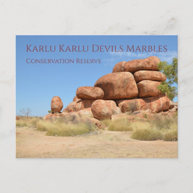 Postal Round Boulders, Karlu Karlu, Devils Marbles (Anverso)