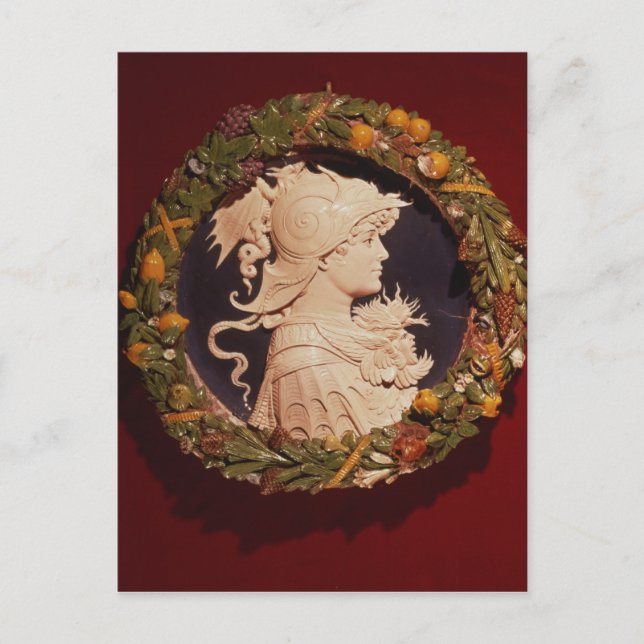 Postal Roundel con retrato de perfil (Anverso)