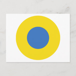 Postal Roundel de la Fuerza Aérea Ucraniana