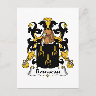 Postal Rousseau Family Crest