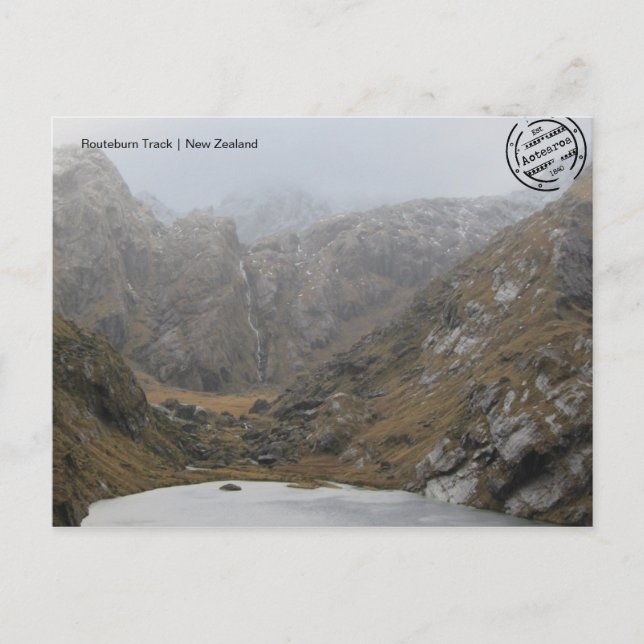 Postal Routeburn Track (Neuseeland) Postkarte (Anverso)