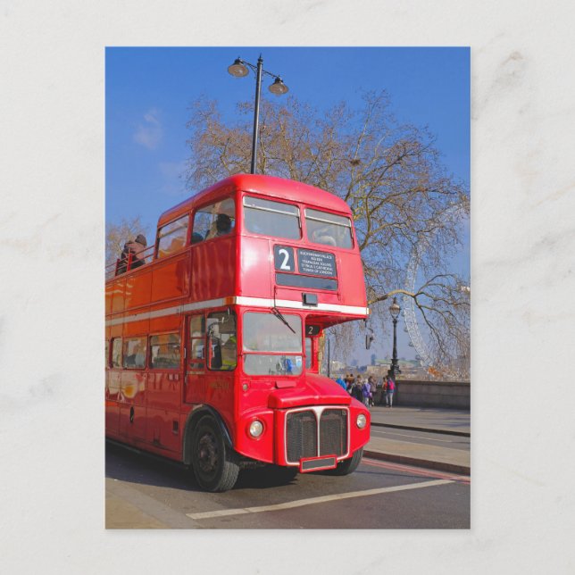 Postal Routemaster Bus 1956, Londres Reino Unido (Anverso)