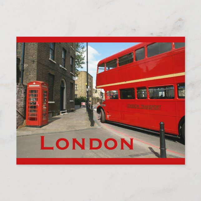 Postal Routemaster Bus en Hackney, Londres (Anverso)