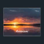 Postal Rovaniemi<br><div class="desc">Hermosa puesta de sol de Laponia en Rovaniemi,  Finlandia.</div>