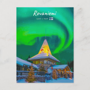 Postal Rovaniemi, Finlandia - Aurora Mágica 