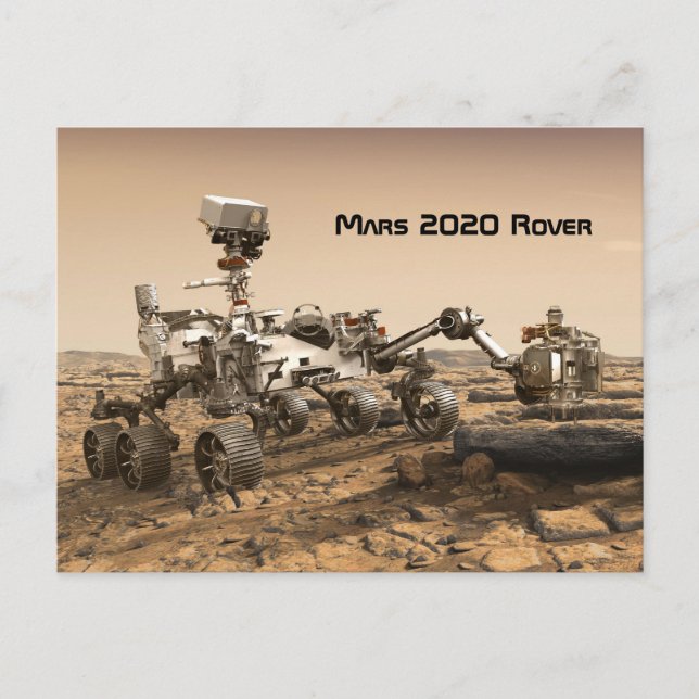 Postal Rover Marte 2020 (Anverso)
