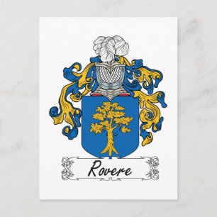 Postal Rovere Family Crest