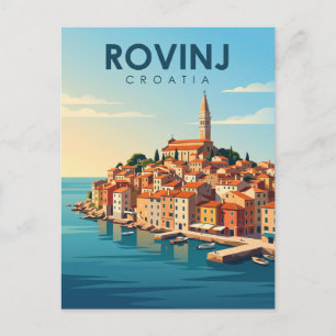 Postal Rovinj Ciudad Vieja Croacia
