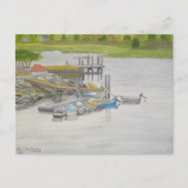 Postal RowBoatsMenemshaPond (Anverso)