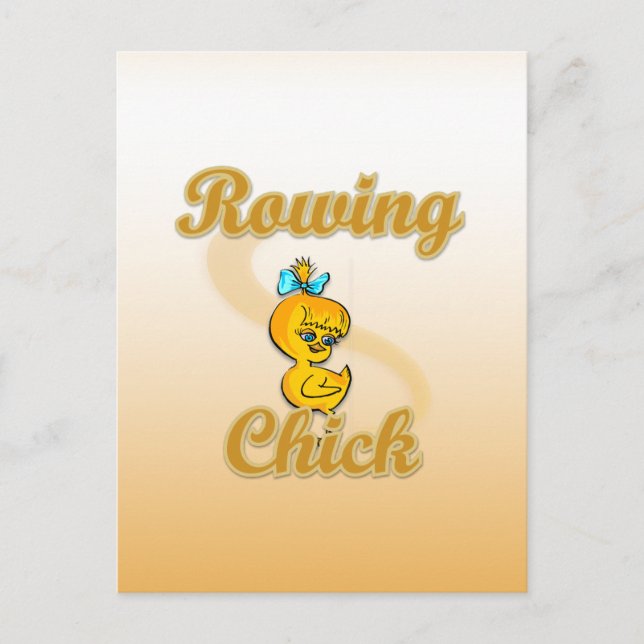 Postal Rowing Chick (Anverso)