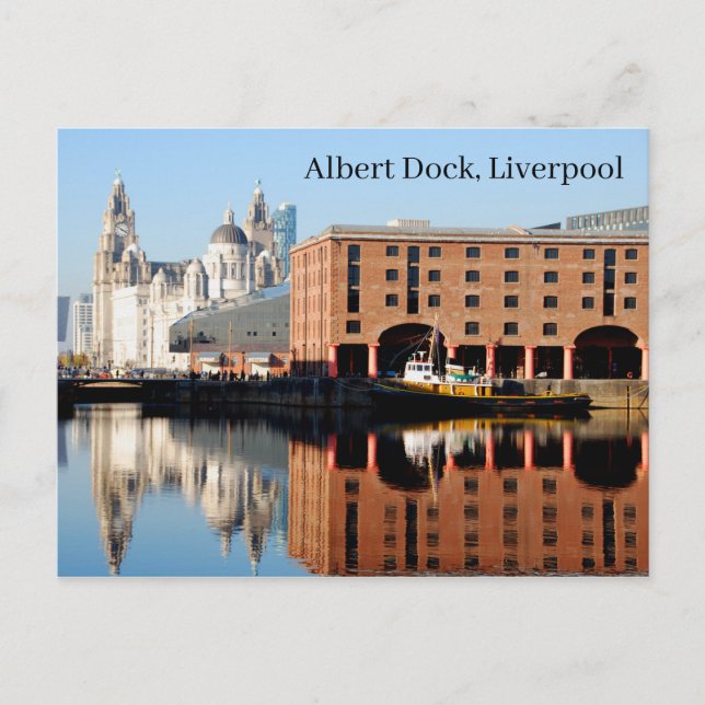 Postal Royal Albert Dock, Liverpool (Anverso)