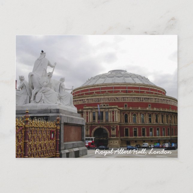 Postal Royal Albert Hall, Londres (Anverso)