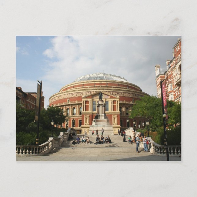Postal Royal Albert Hall, Londres (Anverso)