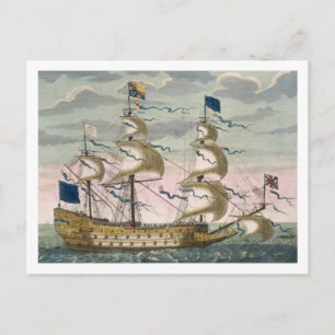 Postal Royal (buque insignia) de la flota inglesa, que en