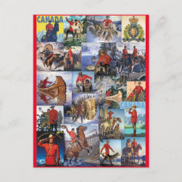 Postal Royal Canadian Mounted Police Collage