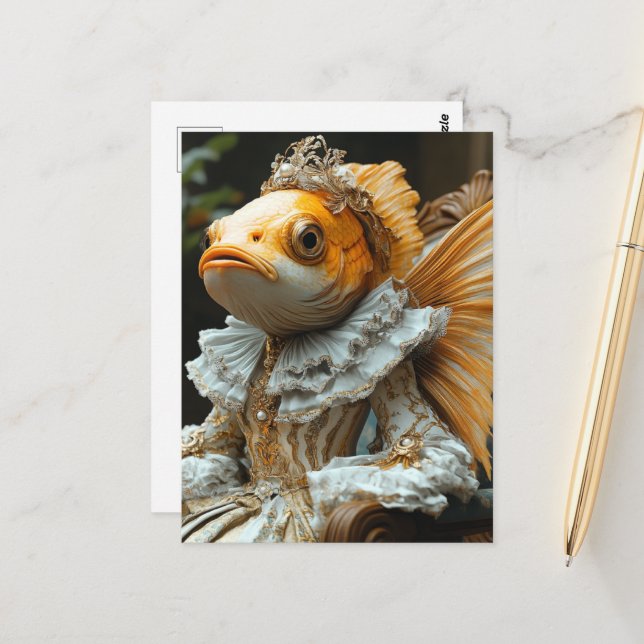 Postal Royal Fish (Anverso/Reverso In Situ)