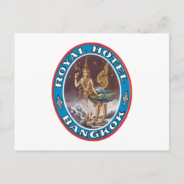 Postal Royal Hotel Bagkok (Anverso)