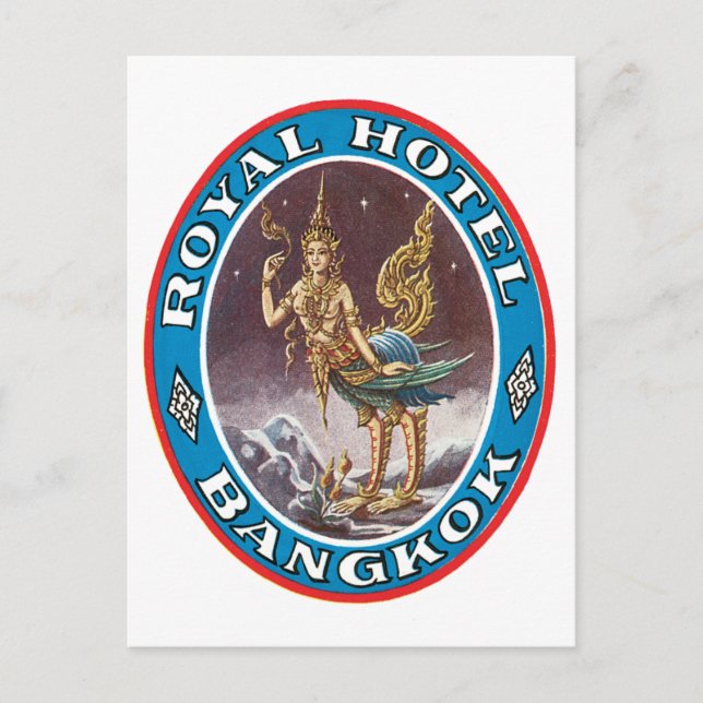 Postal Royal Hotel Bagkok (Anverso)