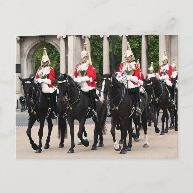 Postal Royal Household Cavalry, Londres, Inglaterra (Anverso)