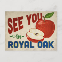 Royal Oak Michigan Apple - Viajes de época