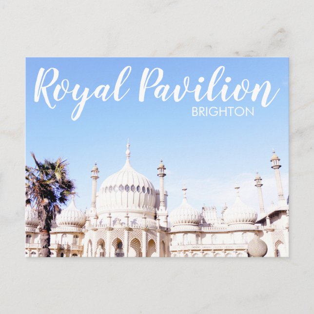 Postal Royal Pavilion Brighton England TRAVEL (Anverso)