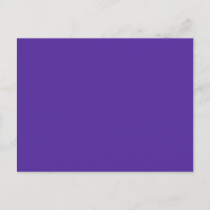 Postal ROYAL PURPLE (color sólido) ~