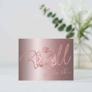 Postal RPG Luxe   Reprogramación de Jugador de Mesa Mauve