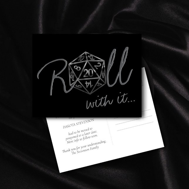 Postal RPG Silver Dice | Aplazamiento de PnP Gamer de Tab (Subido por el creador)