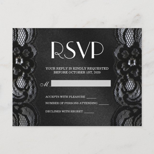Postal RSVP (Anverso)