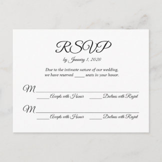 Postal RSVP