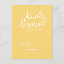 Postal RSVP amarillo